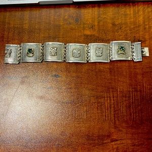 Mens Mayan tile bracelet